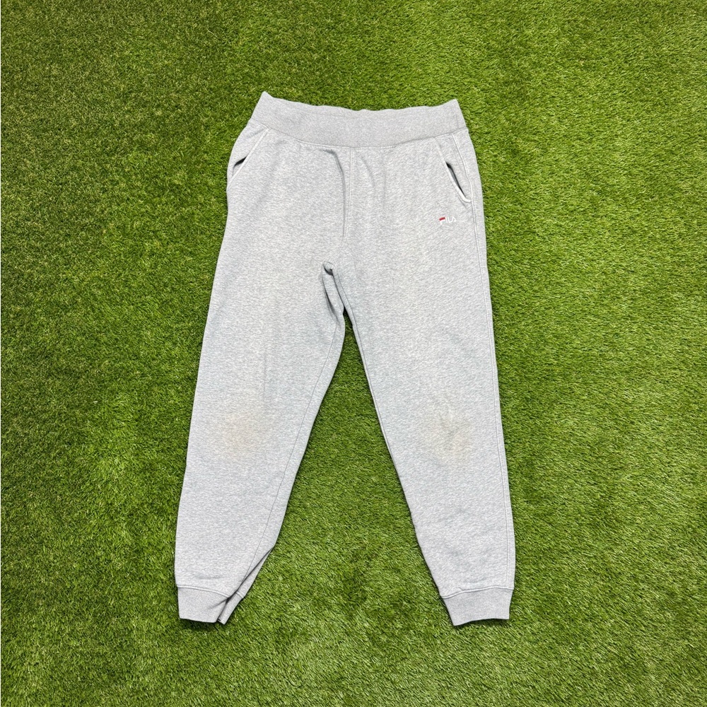 Fila Men’s Jogger Sweatpants Stretchy Size Large Grey